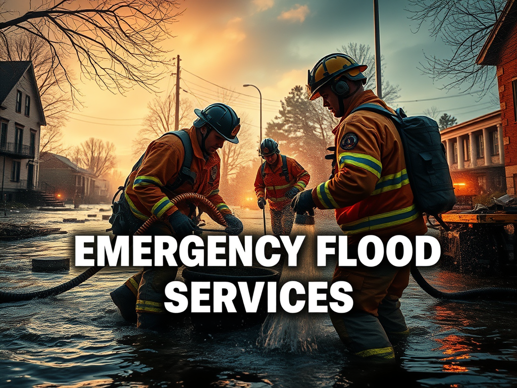Emergency flood service